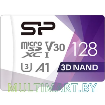 Карта памяти Silicon-Power microSDXC SP128GBSTXDU3V20AB 128GB